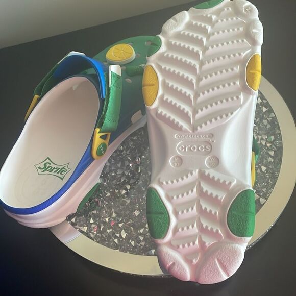 NWT sprite x crocs all terrain clogs unisex men’s size 10 women’s size 12 - Picture 13 of 14